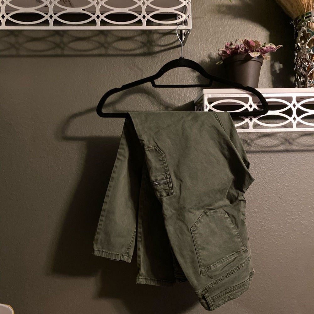 Mossimo Army Green Cargo Jeggings